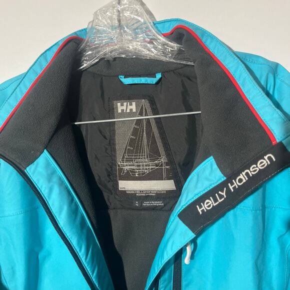 Helly Hansen Crew Mid-layer Outerwear Turquoise Winter Ski Jacket Womens Size XL - Picture 3 of 8